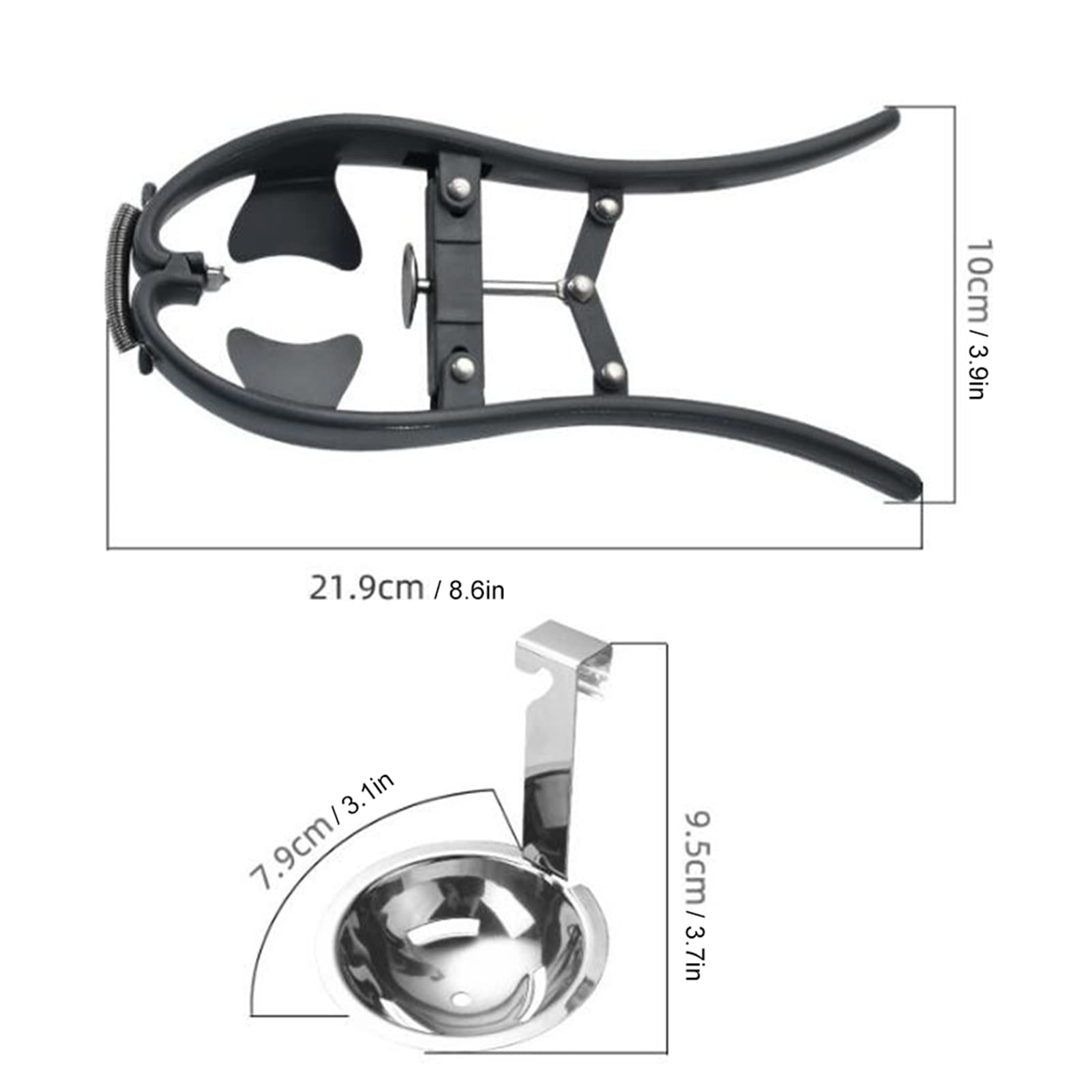 Tagliauova E Separatore Uova In Acciaio Inox - Set Cucina Per Uova Al Vapore E Decorazione - Foto 3