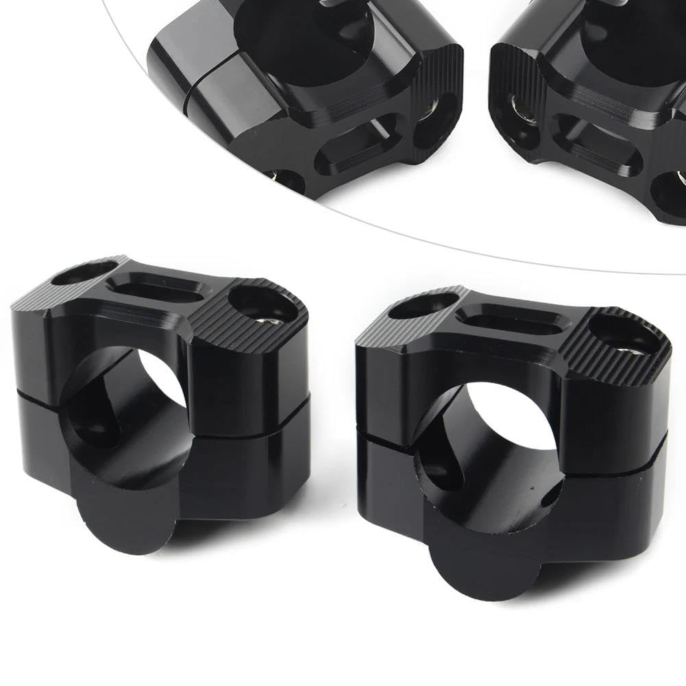 Riser Manubrio Adattatore Riser Barra Montaggio con Morsetto per Manubrio per Moto 7/8''-1 1/8'' Universale per Moto da Cross Manubrio da 28 Mm Riser Manubrio Moto Universale