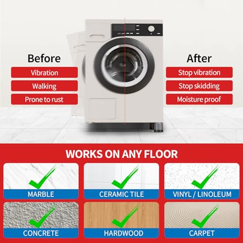 Gaguiup HJD-1084 Anti Vibration Pads, Washer And Dryer Pedestals thumb #4