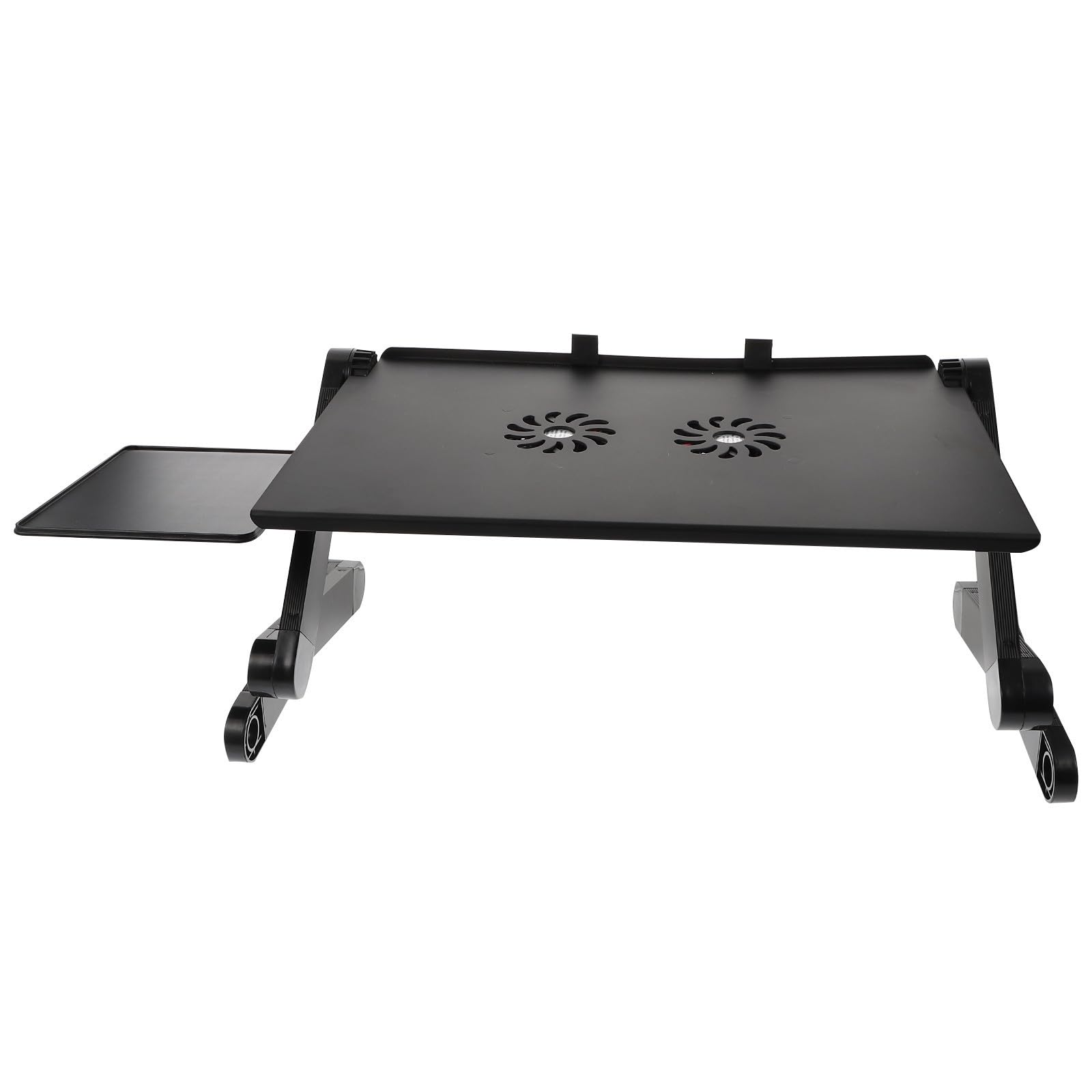Mipcase Soporte Ordenador Portátil Multifuncional de Aleación de Aluminio con Ventiladores de Refrigeración Plegable para Laptop Soporte Práctico y Ajustable para PC para Vídeo