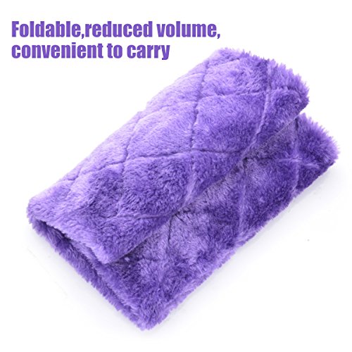 Winter Warm Bird Nest House Shed Hut Hanging Hammock Finch Cage Plush Fluffy Birds Hut Hideaway For Hamster Parrot Macaw Budgies Eclectus Parakeet Cockatiels Cockatoo Lovebird (L, Purple) #TOP4