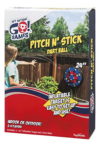 Toysmith Get Outside GO! Neon Dart Ball Set, Packaging may vary