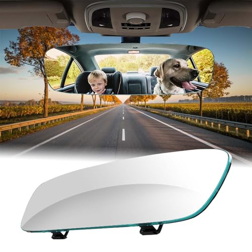 Specchietto Retrovisore Per Carrello Da Golf Extra Largo 70x42mm - Visione Panoramica 150°, Vetro Curvo, Montaggio Universale Per Club Car, E-Z-GO, Star, Zone