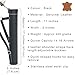 SCORPION ARCHERY Traditional Shoulder Back Quiver Bow Arrow Holder Handmade Straps Belt Adjustable Lightweight & Comfortable Cow Leather Gift for him Aniversary Gift (Black)