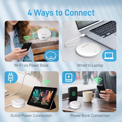Image of UFO Mobile Hotspot with 1GB Data, 4G LTE Portable WiFi Hotspot Device MiFi, Support AT&T, T-Mobile, Verizon Network |10 Devices, USA Coverage, No SIM Require, No Contract (Black, 1GB)