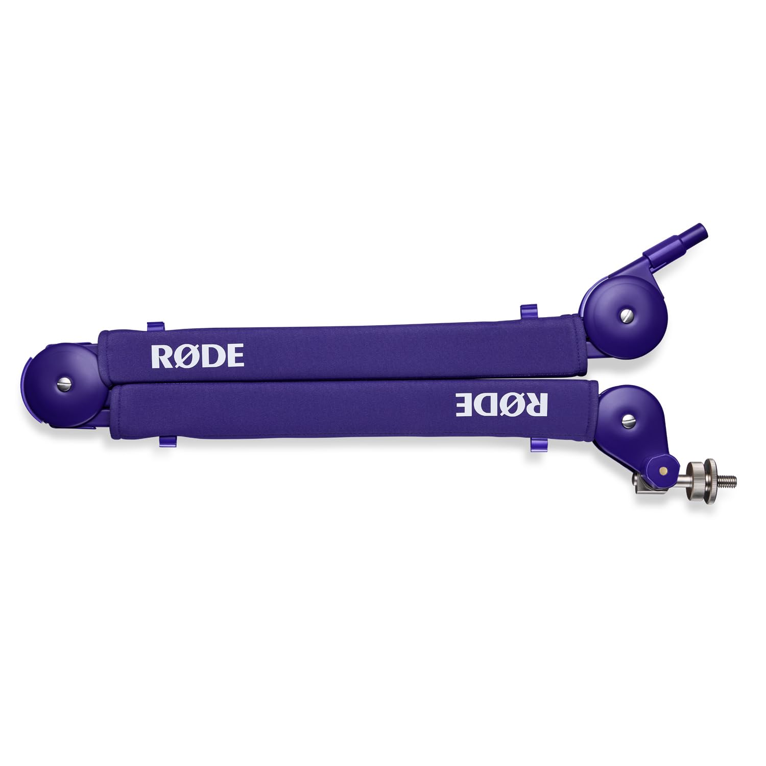 Rode PSA1+ Plus - Brazo articulado para micrófono de mesa, color morado con cable keepdrum XLR