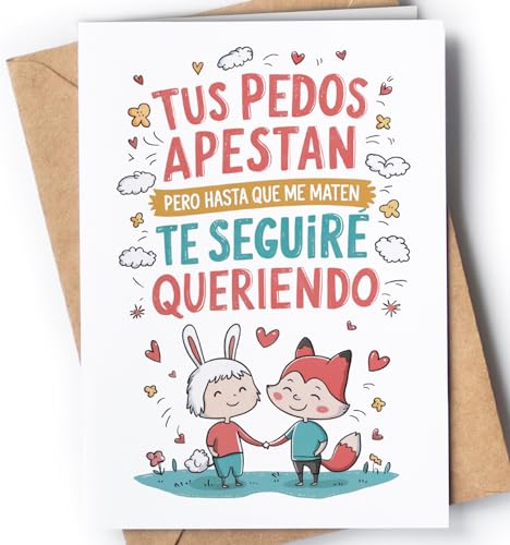 Greeting Cards for Everyone Cartão de Aniversário para Homem, Mulher - Cartão de Aniversário Engraçado para Marido, Namorado, Namorada - Presente, Cartão de Dia dos Namorados para Casal - EU 177
