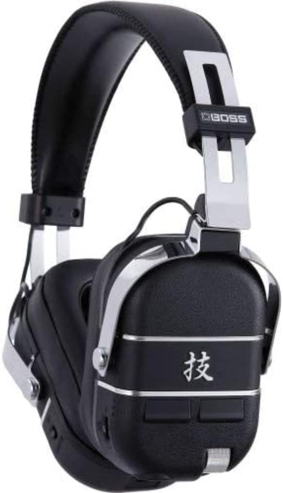 BOSS Waza-Air Wireless Personal Amplification System Bündel mit BOSS Carry Case für Waza Air und Waza Air Bass Kopfhörer