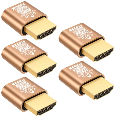 Adaptador HDMI sin cabeza 1440P 120Hz emulador de pantalla virtual 4K