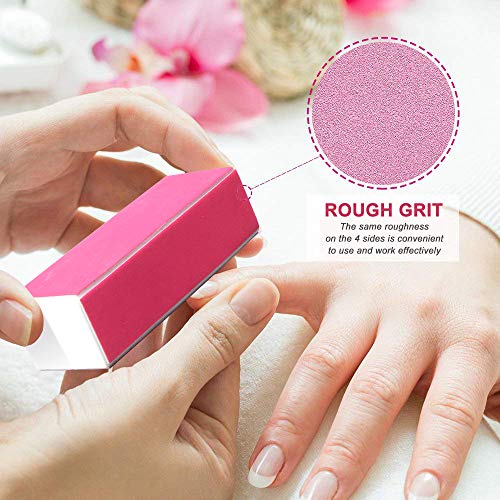 SOFYE Nail Files Set Professional Manicure Pedicure Set Nail Buffers Nail Files Double Sided Emery Board Grooming Kit Salon manicure kit Washable Effectively 13 in 1…