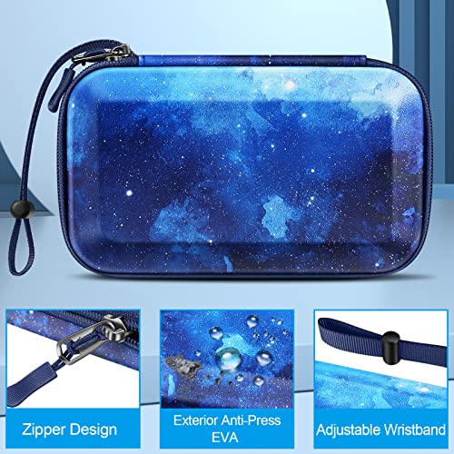Image of Fintie Carrying Case for Nintendo New 2DS XL LL /New 3DS / 2DS / 3DS XL LL, Protective Hard Shell Portable Travel Cover Pouch with Game Card Slots & Inner Pocket, Starry Sky