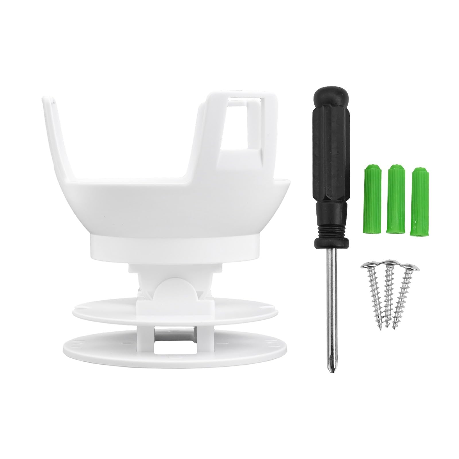 Soporte de pared para Echo Pop, soporte de altavoz, gestión de cables, diseño de ahorro de espacio, soporte ABS, negro