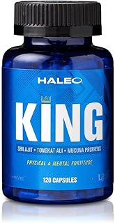 HALEO KING(キング) メンズウェルネスサポート やる気 サプリ ムクナ豆 シラジット トンカットアリ LJ100 配合 120カプセル