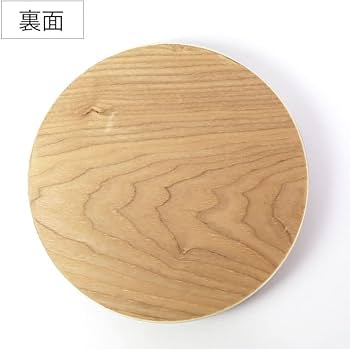 木製おぼん Amazon｜天然木製 丸盆 7寸 21cm 木目 お盆 白木 トレー 北欧風