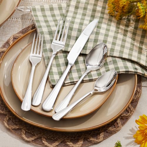 Silverware Set for 8,18/10 Stainless Steel Flatware Set,Cutlery Utensil Set - image 9