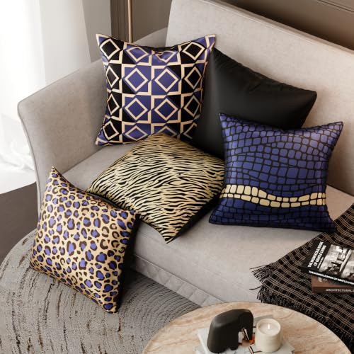 Image of Stoa Paris Cushion Cover Set of 5, Home Decor for Sofa, Bed & Living Room, Digital Printed Cushion Cover 16 Inch x 16 Inch, Soft Touch Finish, Hidden Zip Closure, Charlotte's Muse - Charlotte