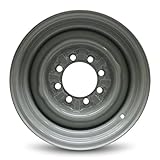 Road Ready Car Wheel For 1992-1997 Ford F350 2003-2014 Ford E150 Ford E250 2004-2014 Ford E350SD 2000-2003 Ford E450 16 Inch 8 Lug Gray Steel Rim Fits R16 Tire - Exact OEM Replacement - Full-Size Spar