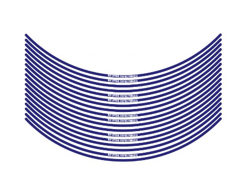 エムディーエフ リムストライプ ソリッドタイプ ブルー 4mm幅 17インチ RIM-4M-BU-17