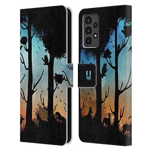 Étui Portefeuille Samsung Galaxy A13 (2022) Head Case Designs Mystère Dreamscapes Silhouettes