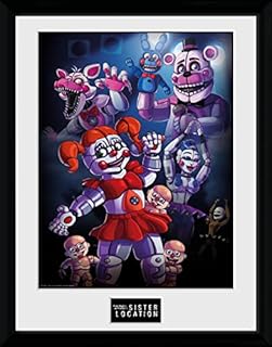 GB eye Five Nights at Freddy's Sister Loca 30 x 40cm Framed Collector Print