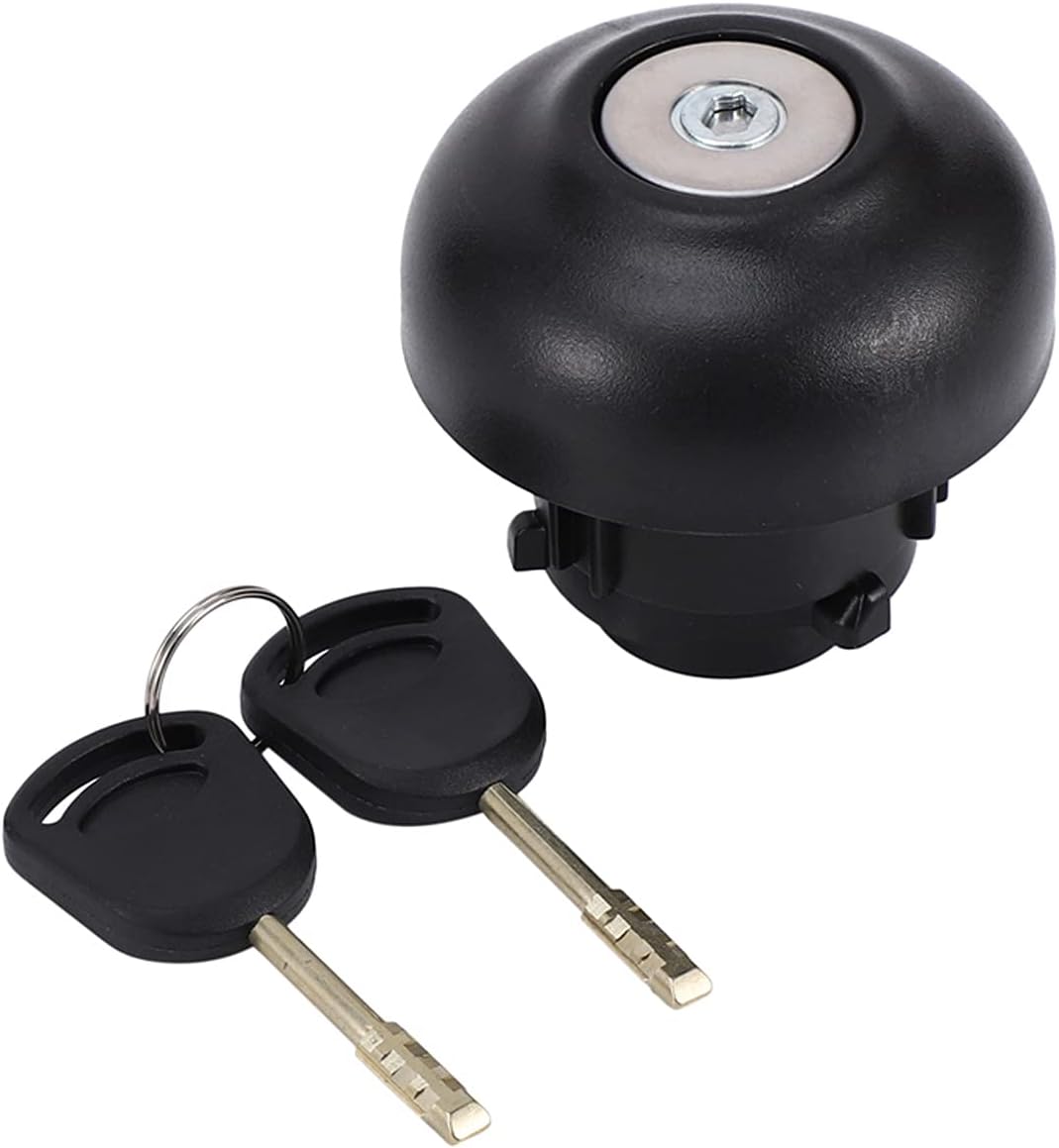 KASturbo Locking Fuel Tank Filler Cap, Petrol Gas Cover with 2 Keys Fit for Ford Transit MK7 1715043 9C119K163AA