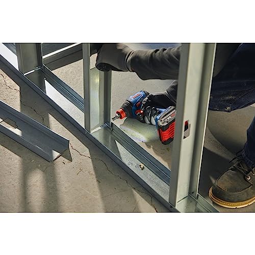 BOSCH GDX18V-1860CB15 18V Connected-Ready Two-In-One 1/4 In. and 1/2 In. Bit/Socket Impact Driver/Wrench Kit with (1) CORE18V 4 Ah Advanced Power Battery - Image 5