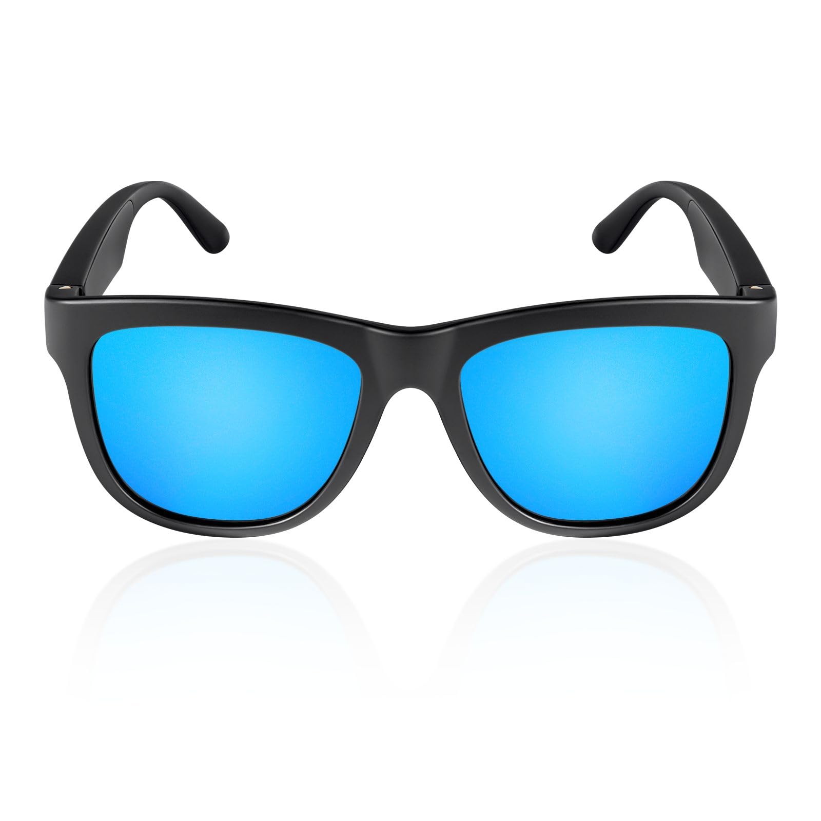 Smart Sunglasses for Men Women Bluetooth Smart Glasses with UV400 Polarized Lenses Built-in Mic Speakers Voice Assistant Compatible