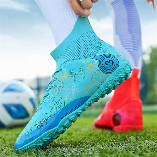 Kids Soccer Shoes Boys Girls Football Trainning Shoes Youth Firm Ground Athletic Turf Shoes Outdoor Professional Soccer Shoes Sneakers4