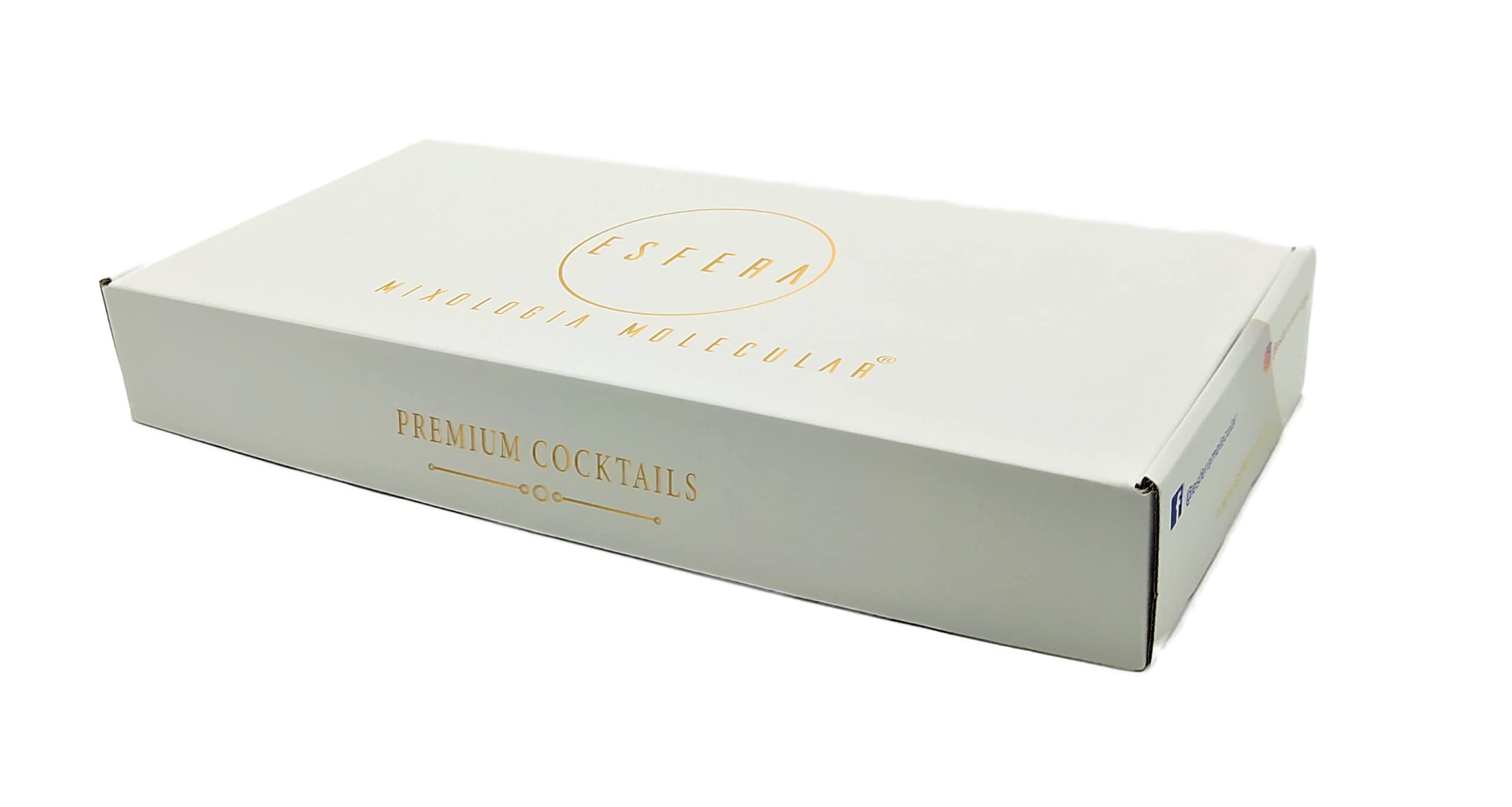 Esfera Mixología Molecular - Esferificaciones Kit con Alginato de Sodio - Cocteles Preparados - Kit 8 Sabores de Cocteleria - Kit Gin Tonic Regalo Original Gourmet - Tonica de Corte Molecular
