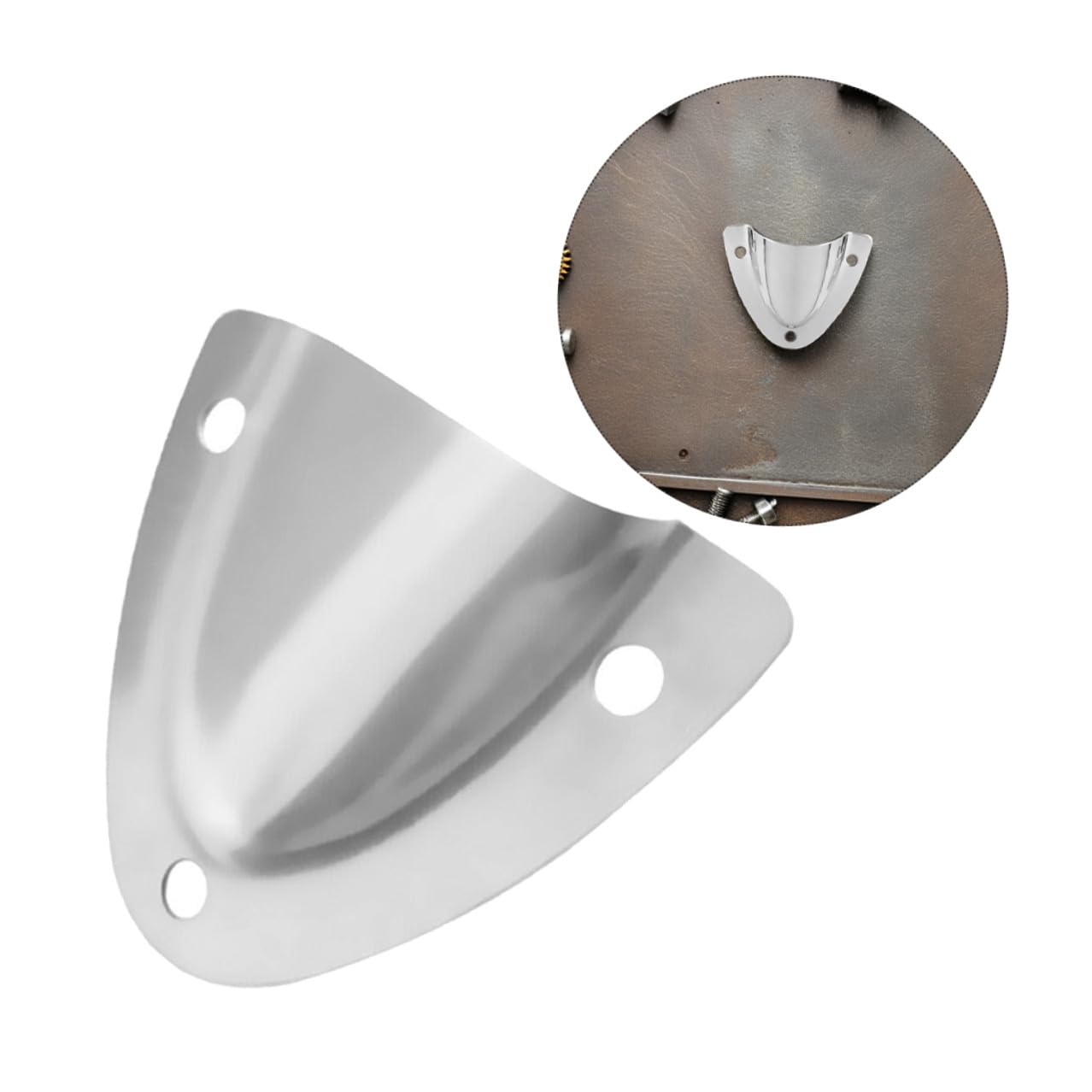 Sewroro 6 Pièces Couvercles D'aération en Acier Inoxydable pour Bateau, Ventilation Optimisée Résistance la Déformation, Accessoires Marins Argentés pour Yachts