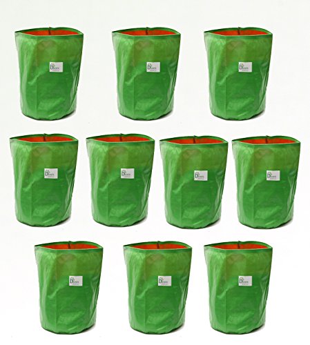 See full amazon price history chart for Bio Blooms Agro India Pvt.Ltd. 15X15Inch HDPE Plant Grow Bags for Terrace Gardening | Pack of 10 | Green & Orange Color | Outdoor Use Bio Blooms Agro India Pvt.Ltd. 15X15Inch HDPE Plant Grow Bags for Terrace Gardening | Pack of 10 | Green & Orange Color | Outdoor Use (B071H6TGZM) Amazon Price History, Amazon Price Tracker