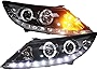 Generic Angel Eyes LED Headlight 2009 to 2013 Year LD for Kia Sportage R