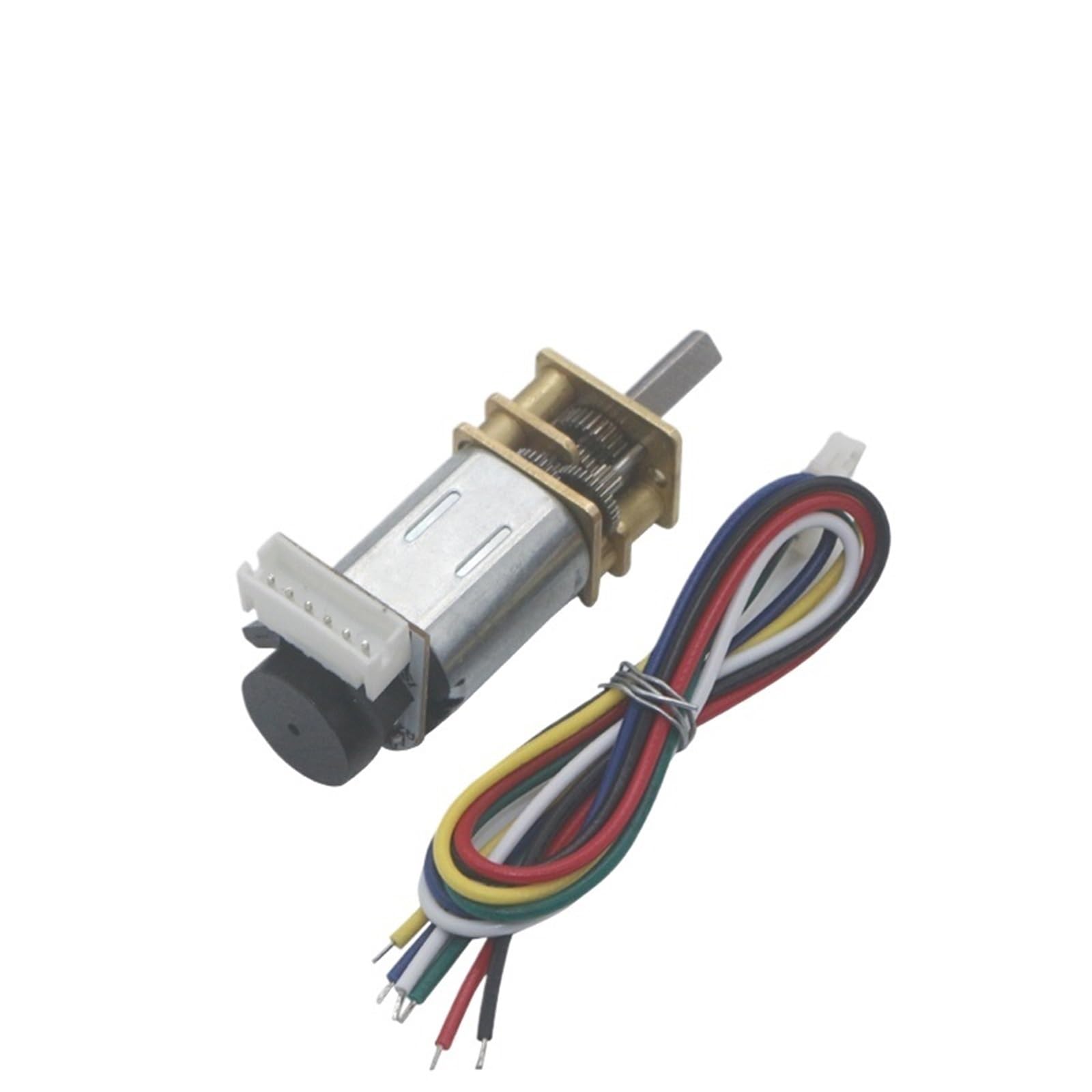 N20 Mini-Metallgetriebemotor, DC 3 V, 6 V, 12 V, Encoder, 19–3000 U/min, langsame Drehzahlreduzierung, Getriebemotoren, 1 Stück(6V 300RPM)