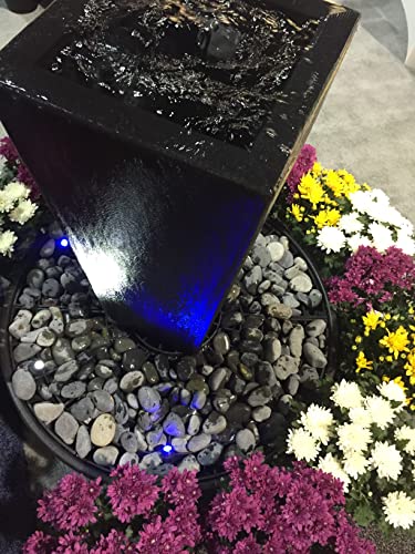 Image of Little Giant DFB36 36-Inch Disappearing Water Fountain Basin, Supports Up to 2,000 lbs., Black, 566517
