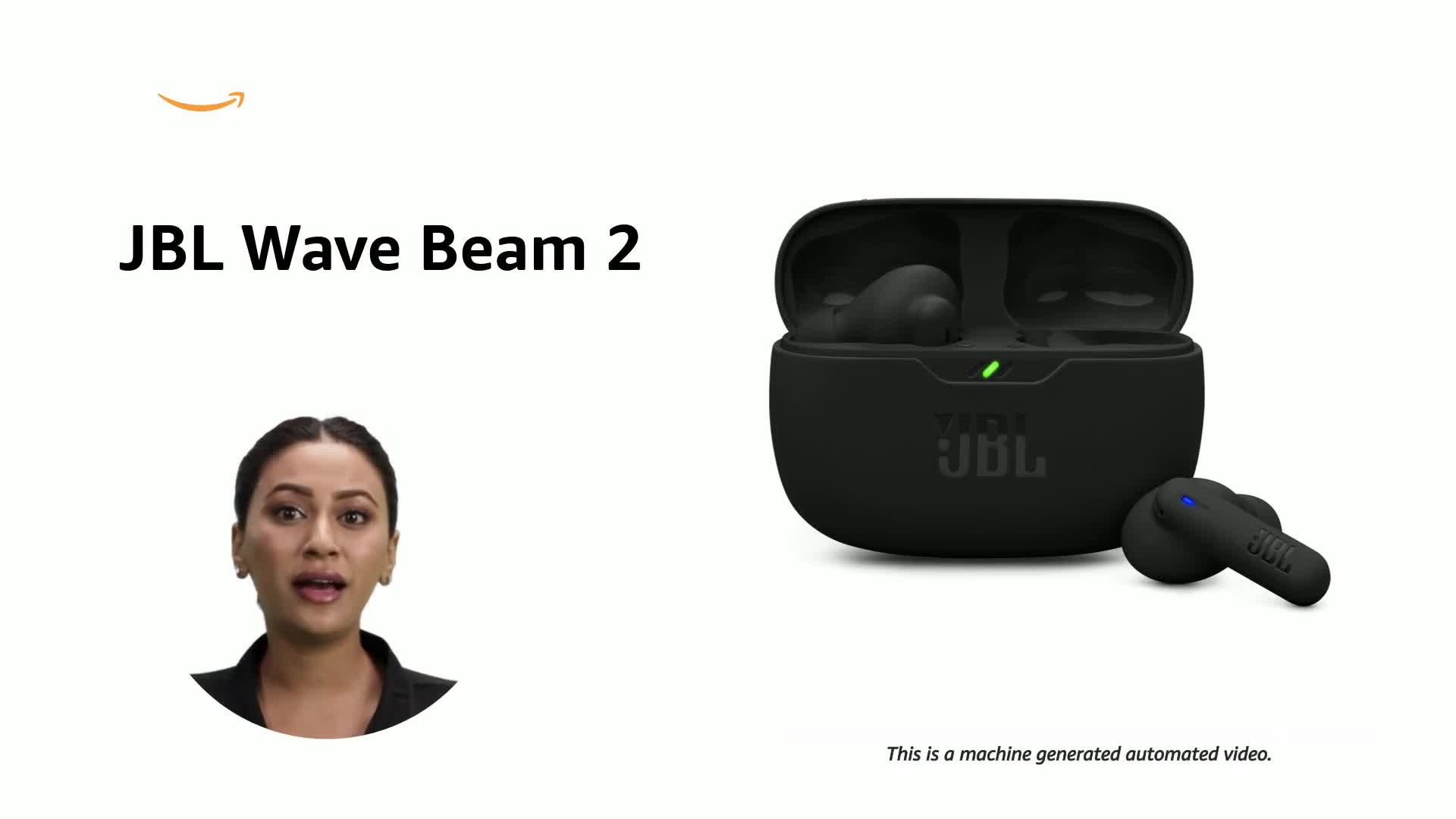 JBL Wave Beam 2 Ear Buds Wireless BluetoothV5.3, Active Noise