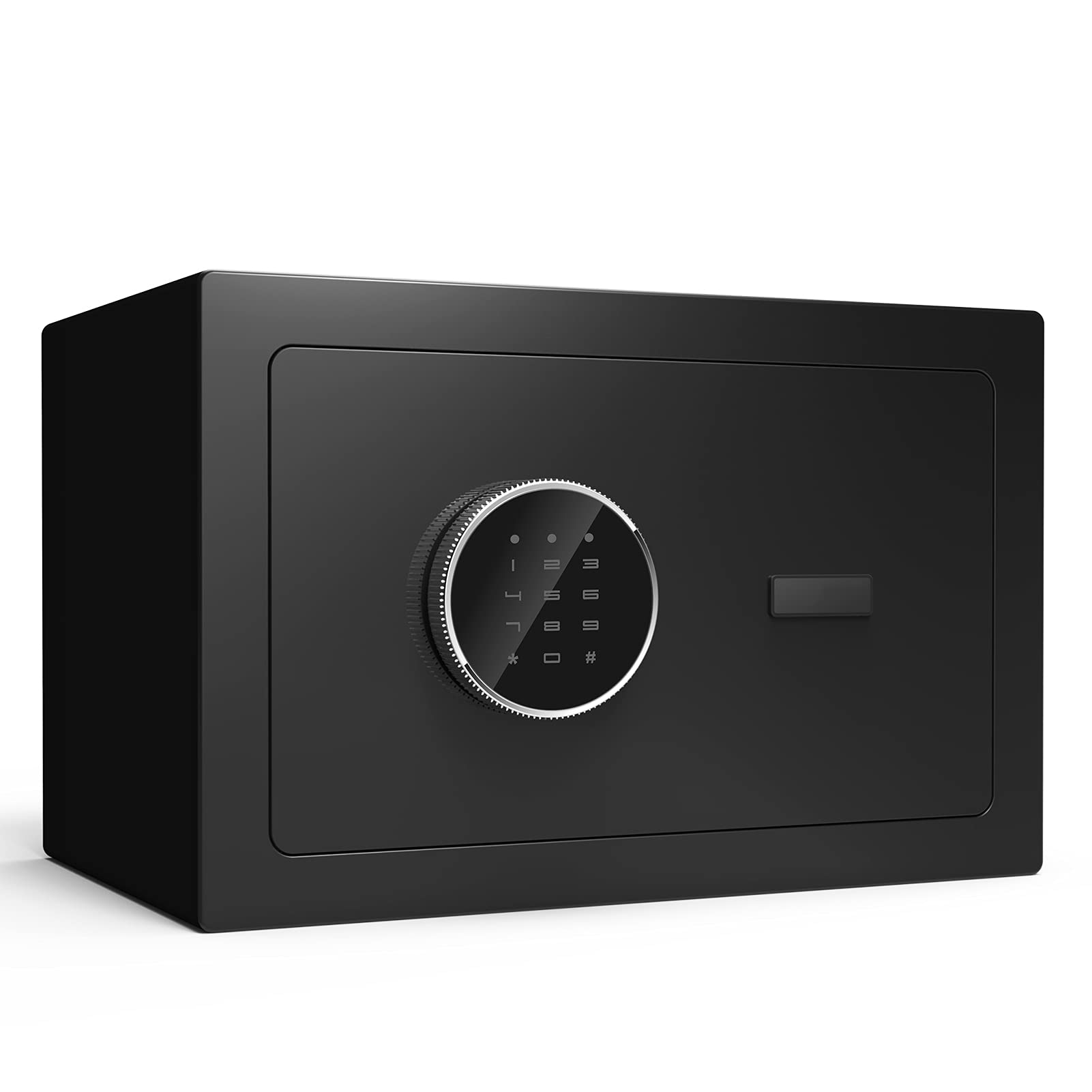 Skittoy Strongbox All Steel Security Safe Box Home Safe Box with Programmable Electronic Keypad Electronic Digital Code Depository Strongbox Cash Jewelry Valuables Documents Safe Deposit Box