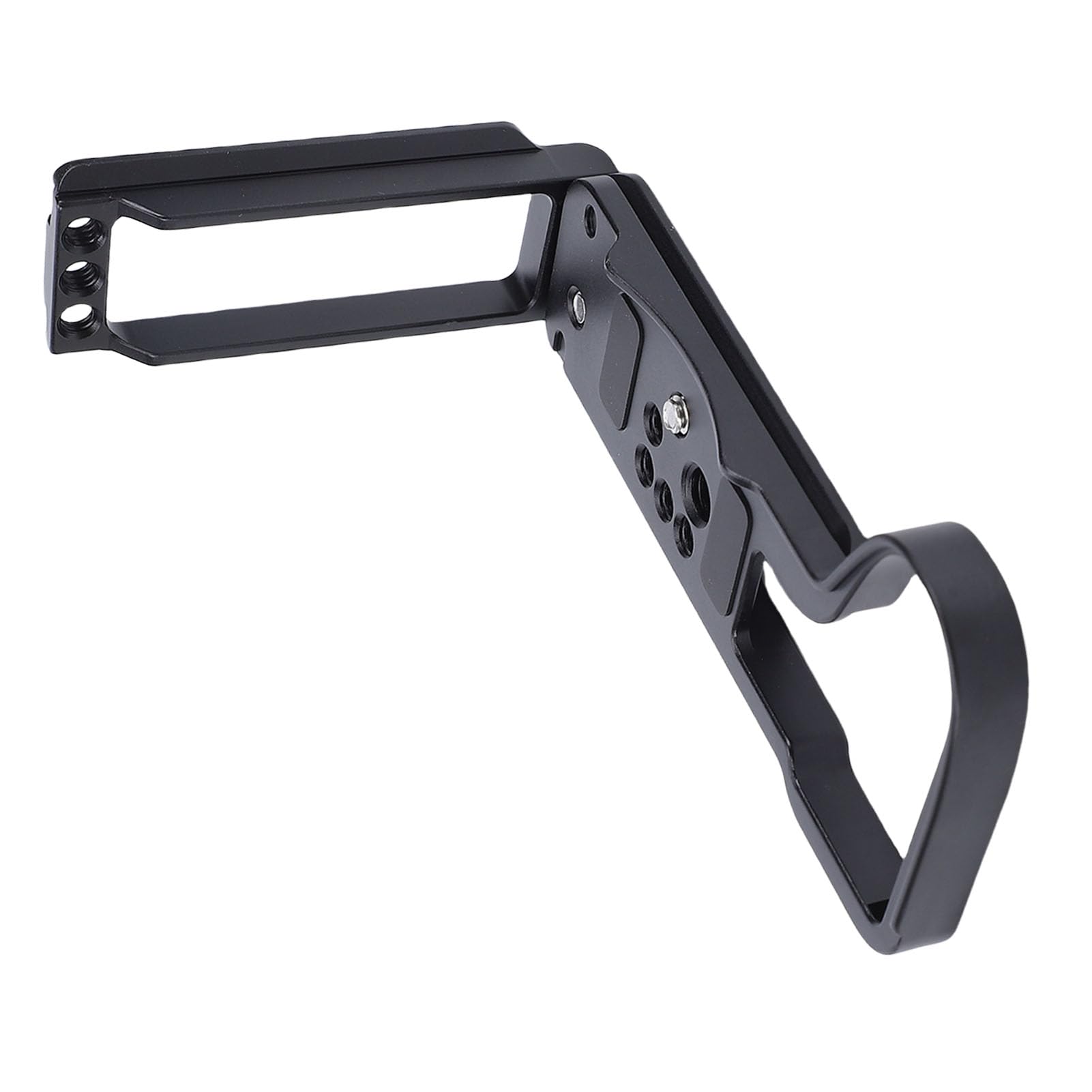 Staffa a L con Sblocco Rapido per S5II, Supporto Macchina (BLACK) | Materiale in lega di alluminio, compatibilità universale, aperture precise