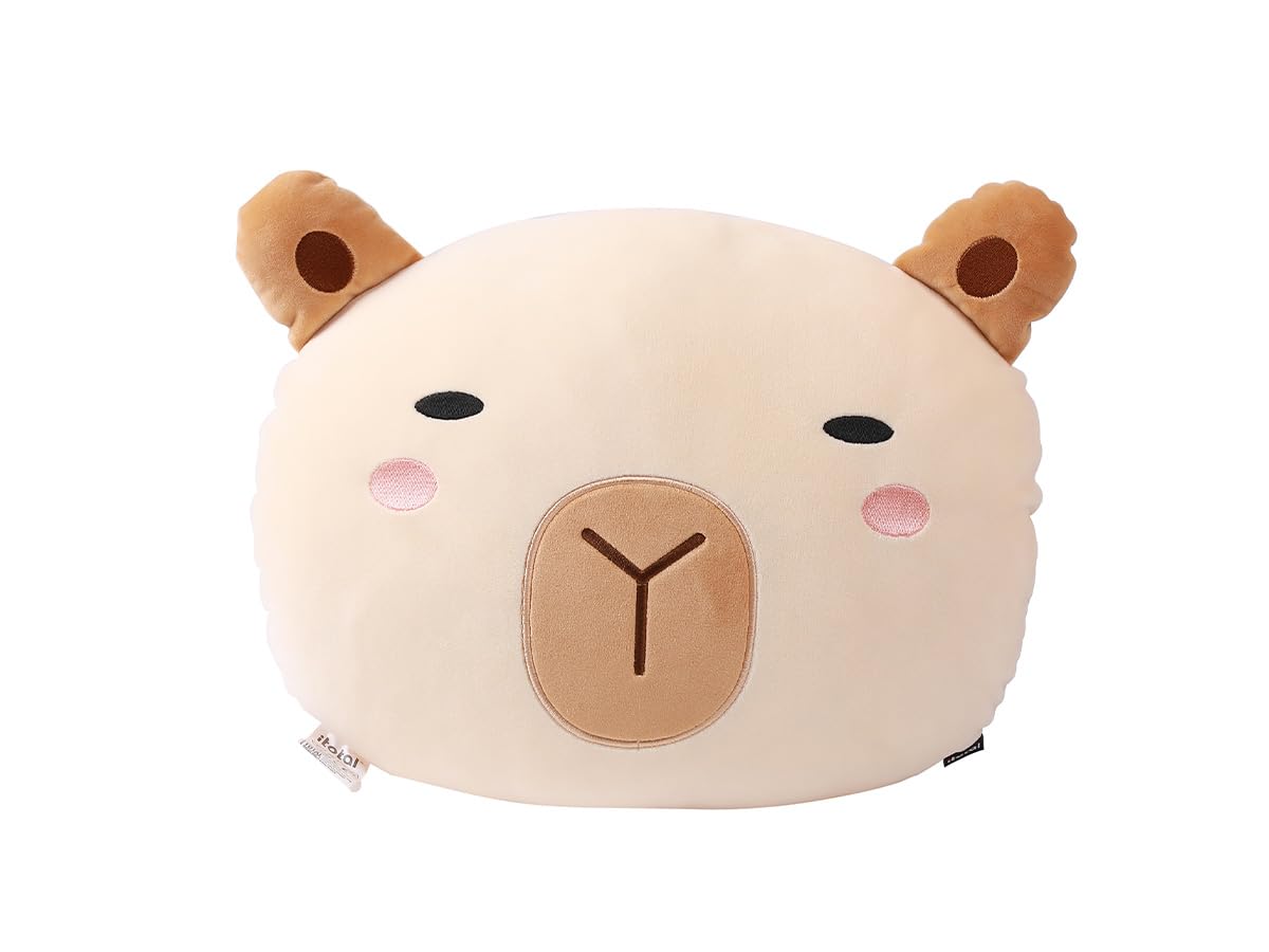 Coussin plat Capybara I-TOTAL animal en peluche adorable