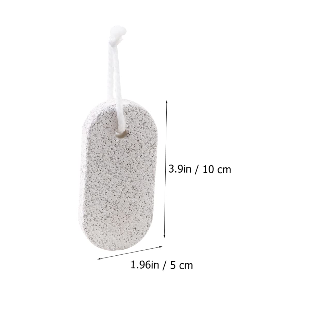 Piedra Volcánica para Pies 20 Piezas, Exfoliante de Pedicura