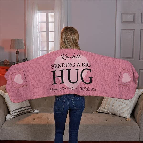 Personalization Universe Sending Hugs Personalized Cuddle Wrap2