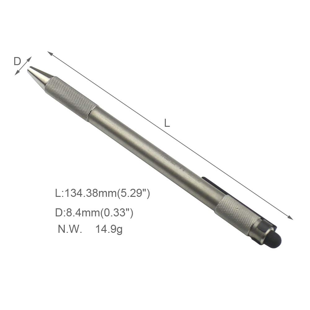 Titaner TC-4チタン製ツイスト式ボールペン Titaner TC-4チタン製ツイスト式ボールペン - メルカリ