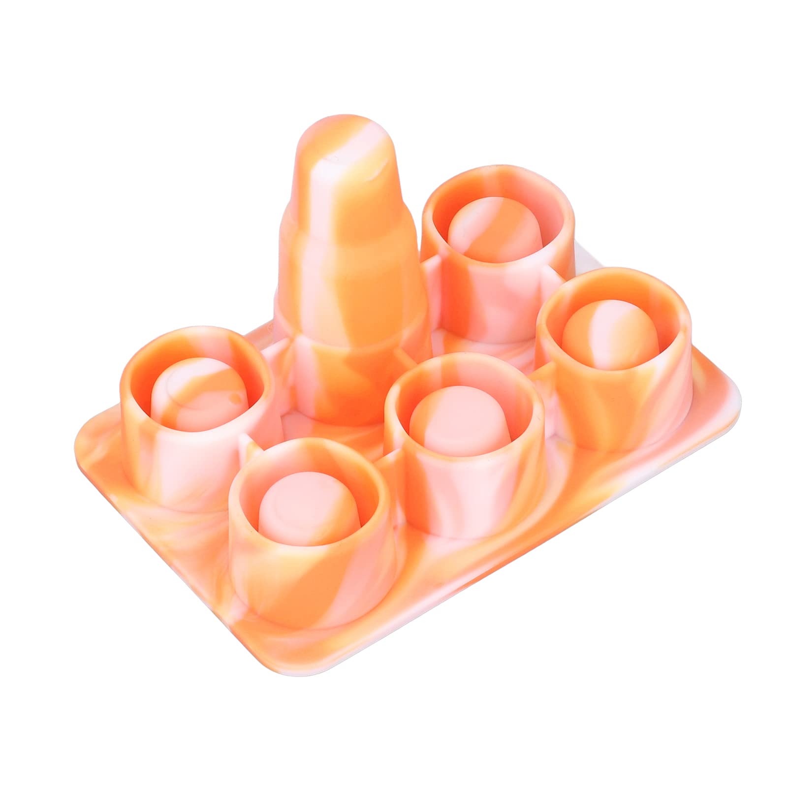 moldes para polos, Moldes for paletas plegables, 6 cavidades