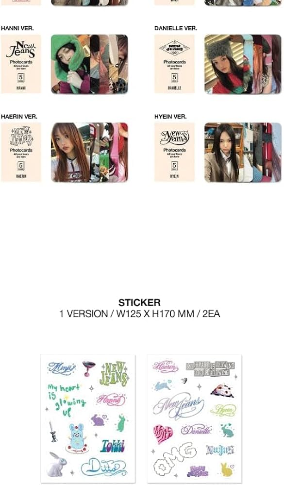 Newjeans OMGアルバム 6セット NEWJEANS - NEWJEANS OMG 1st Winter Single Album ( MESSAGE