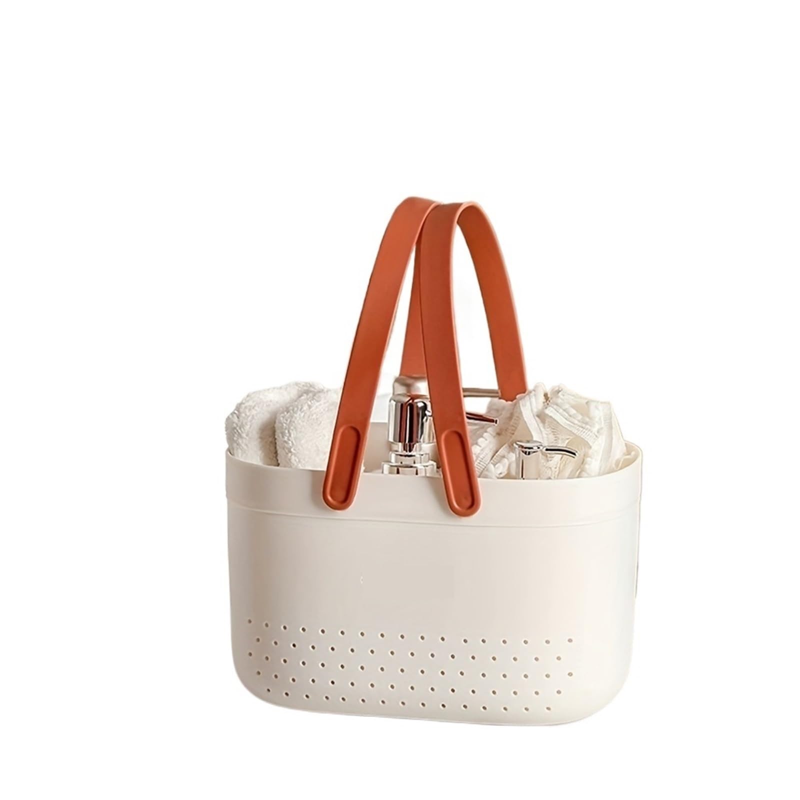 WSQHAO 2Pcs Portable Shower Caddy Basket, Plastic Organizer Storage Tote With Handles Toiletry Bag Bin Box For Bathroom for Shower(Color2)