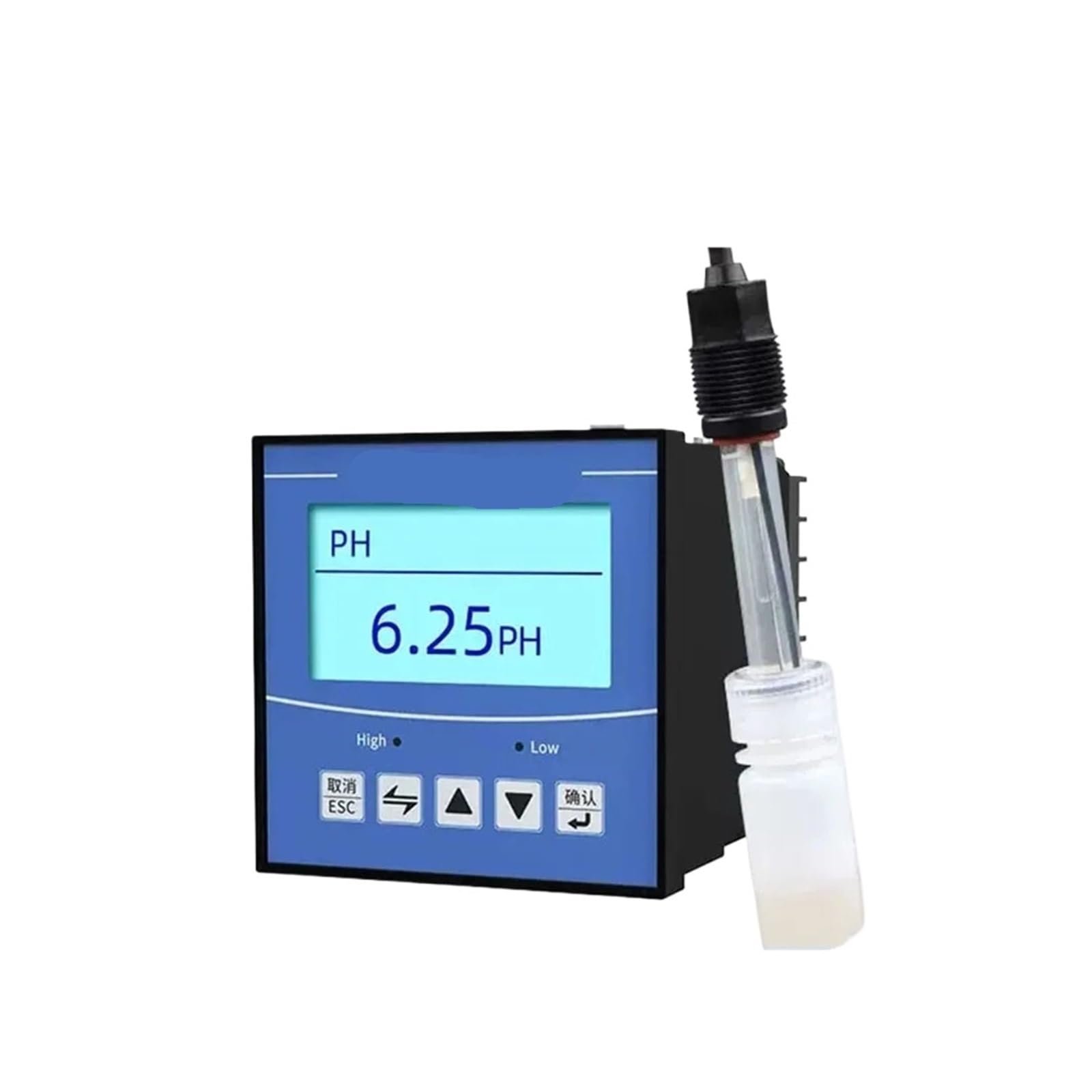 Medidor de PH, controlador de electrodos Industrial, Detector Orp, Sensor de valor, transmisor RS485 4-20MA(ZHQ-PH-06)