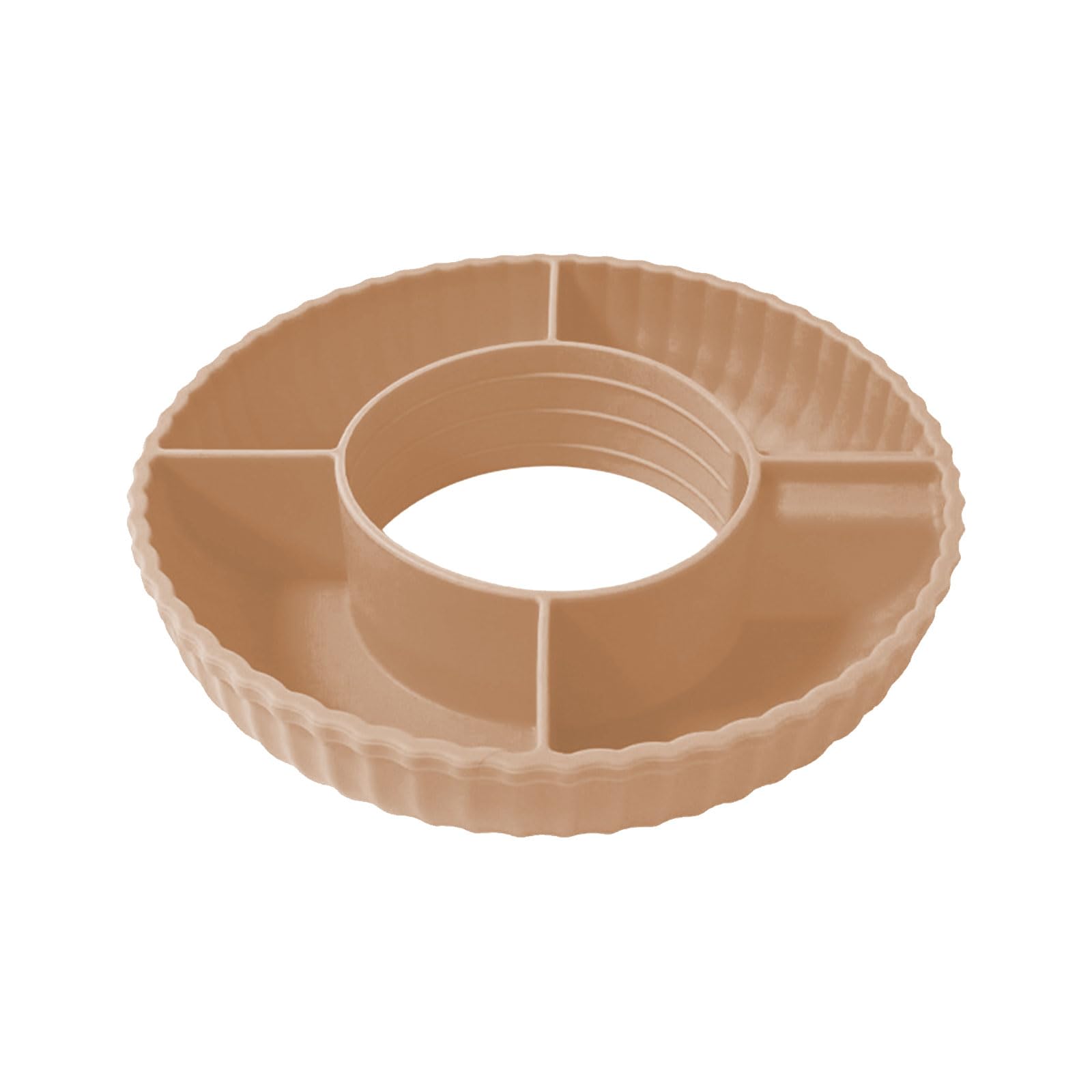 MALSSE Snacks Storage Plate for Cup Practical Bowl for Cup Snacks Tray Multifunctional Platters Cups Tray Divider