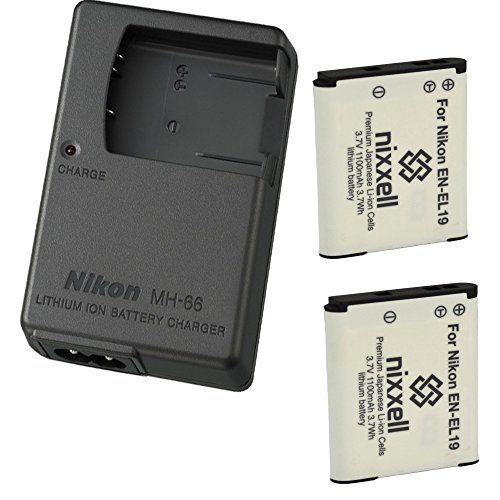 Nikon MH-66 Charger for Nikon EN-EL19 Coolpix S100, S3100, S3200, S3300, S3500, S3600