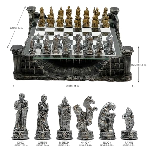 Roman Gladiators 3D Chess Set Games miniatura 3