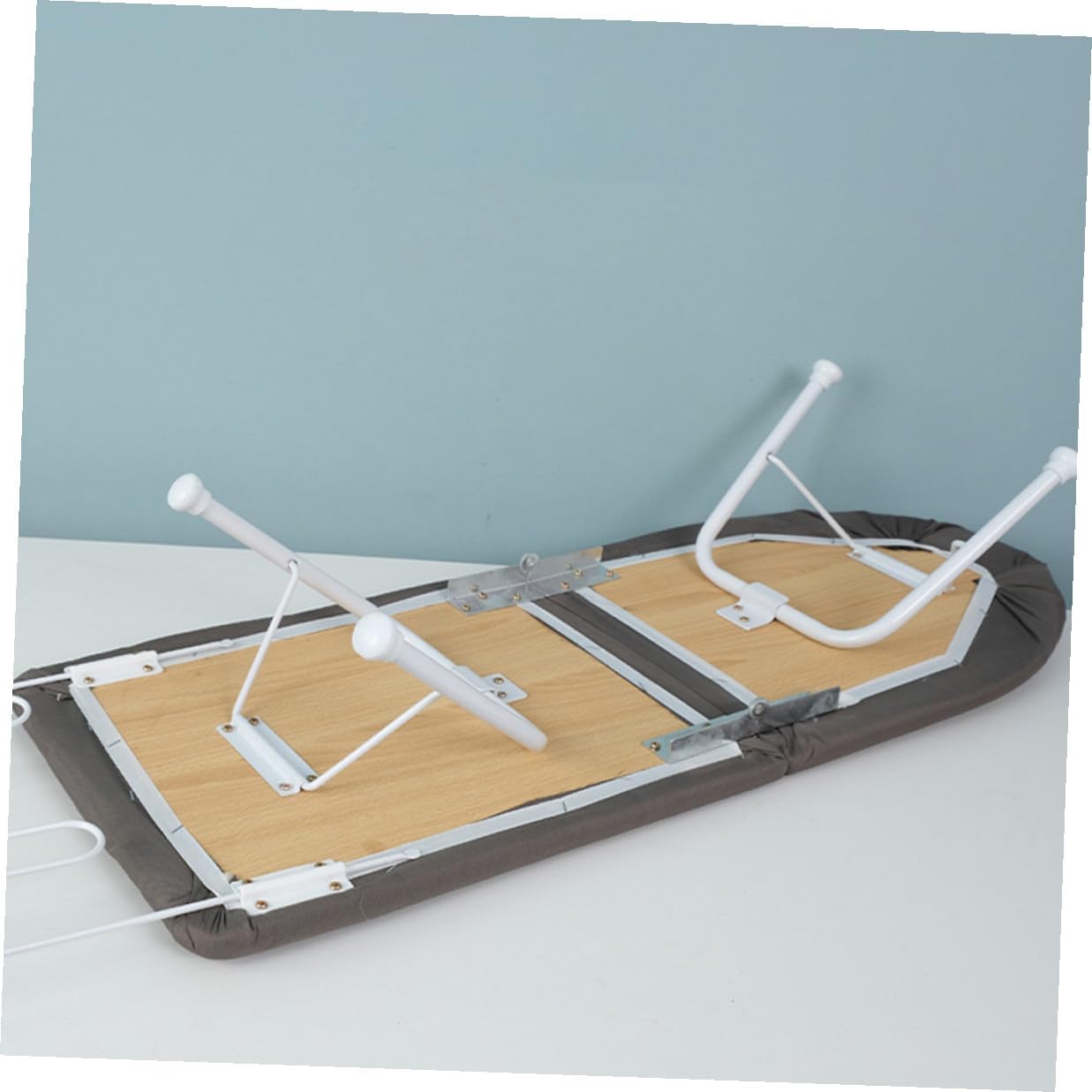 Tabletop Ironing Board Mini Small Foldable Ironing Rack with Heat-Resistant Pad Portable for Compact Spaces