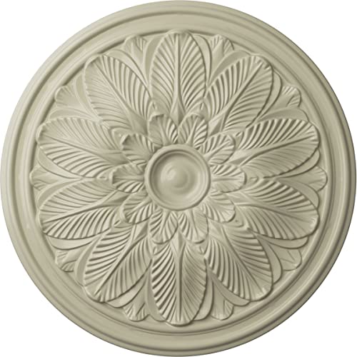 Image of Ekena Millwork CM22BOCYF Bordeaux Ceiling Medallion, Clear Yellow